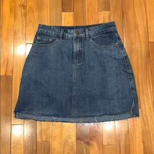 Francesca’s Denim Jean Skirt